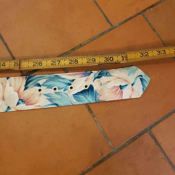 80s VTG Pastel Floral Garden Party Dress - Picture 10 of 12